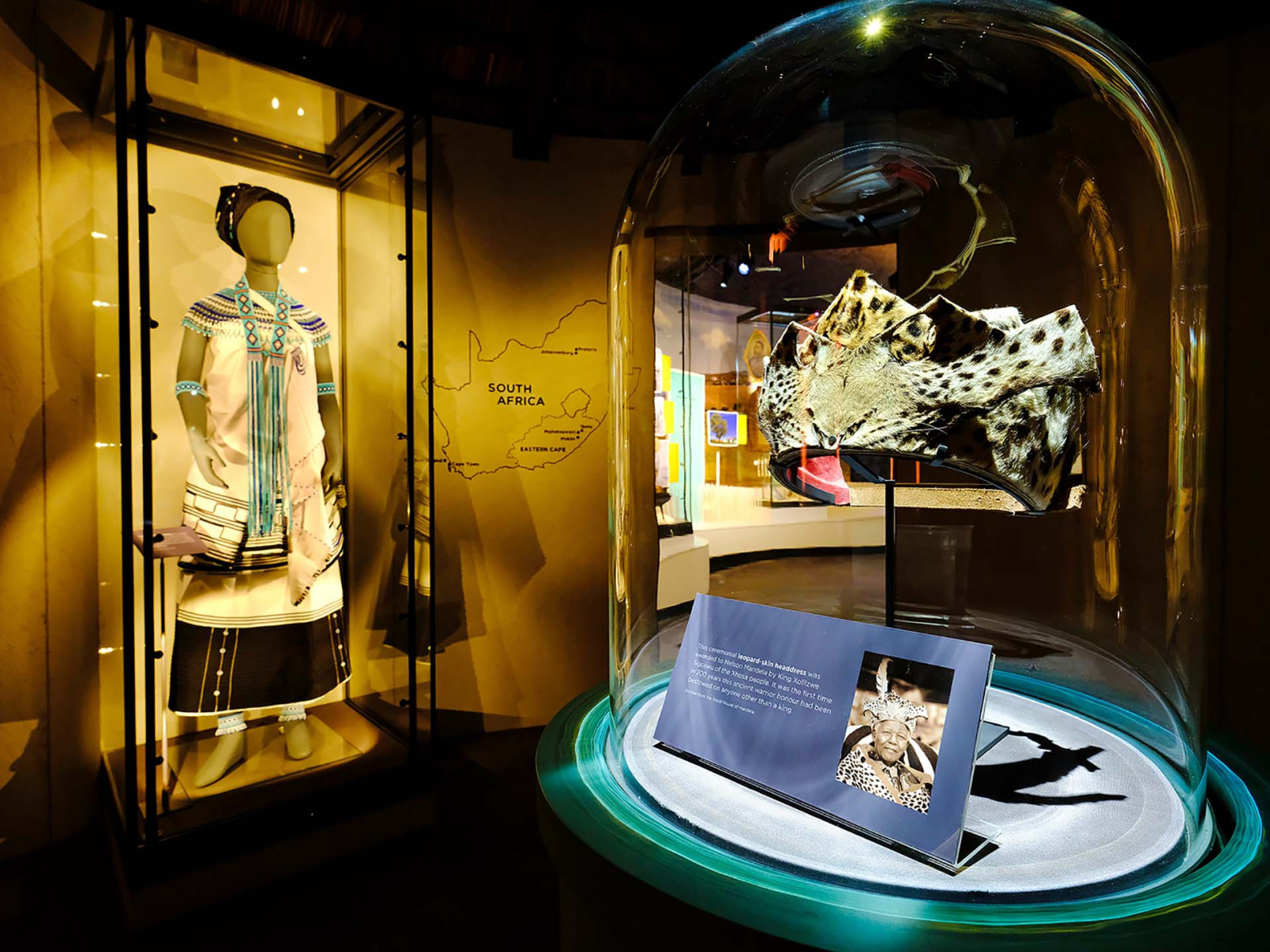 Nelson Mandela Exhibition: Exhibits Behind Glass